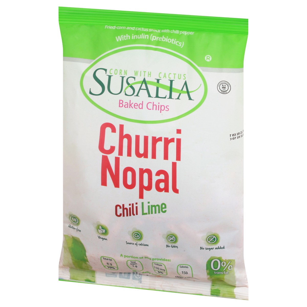 slide 9 of 11, Susalia Churri Nopal Chile Lime Baked Chips 7.05 oz, 7.05 oz