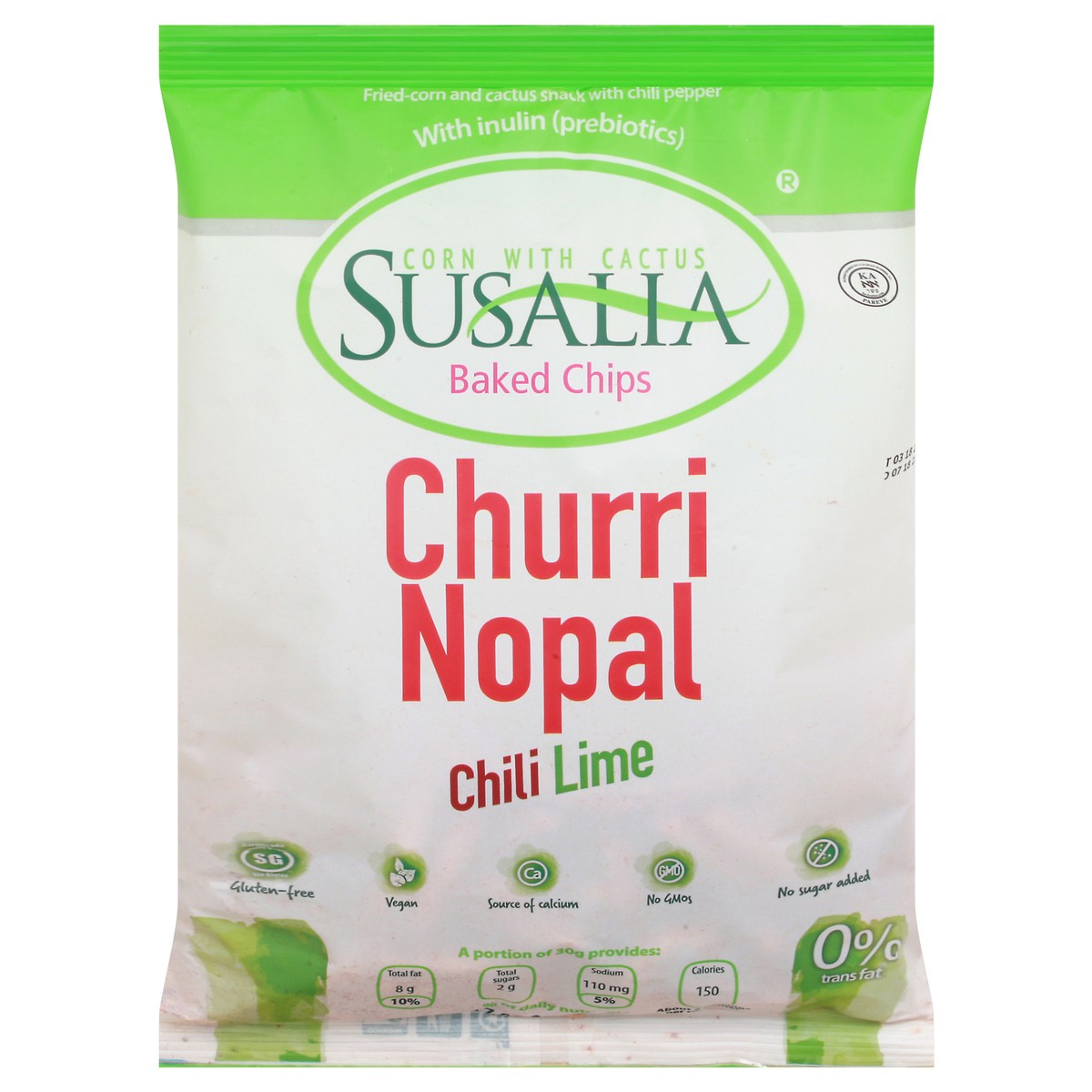 slide 2 of 11, Susalia Churri Nopal Chile Lime Baked Chips 7.05 oz, 7.05 oz