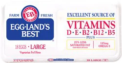 Eggland's Best Classic Large White Eggs, 18 count