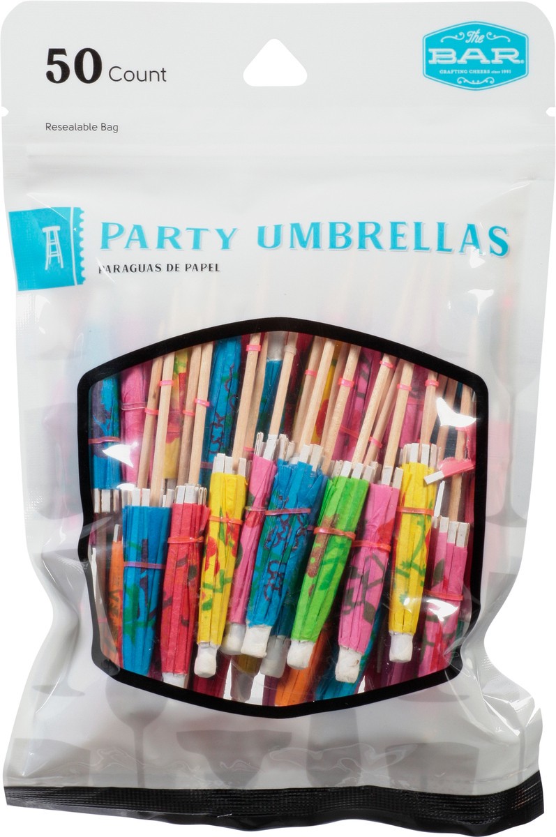 slide 1 of 11, The Bar Party Umbrellas 50 Party Umbrellas 50 ea, 50 ct