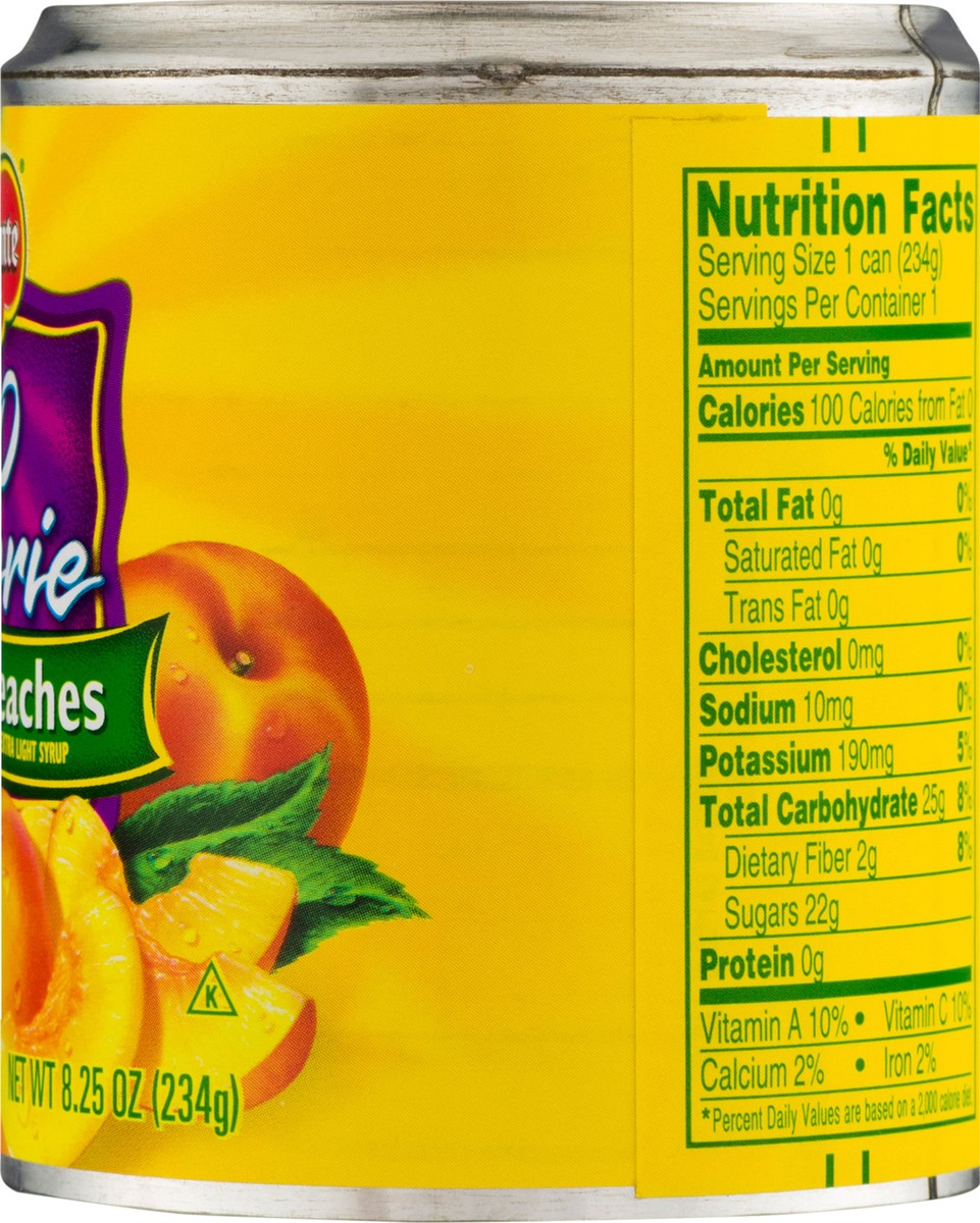 slide 10 of 12, Del Monte Lite Sliced Peaches, 8.25 oz