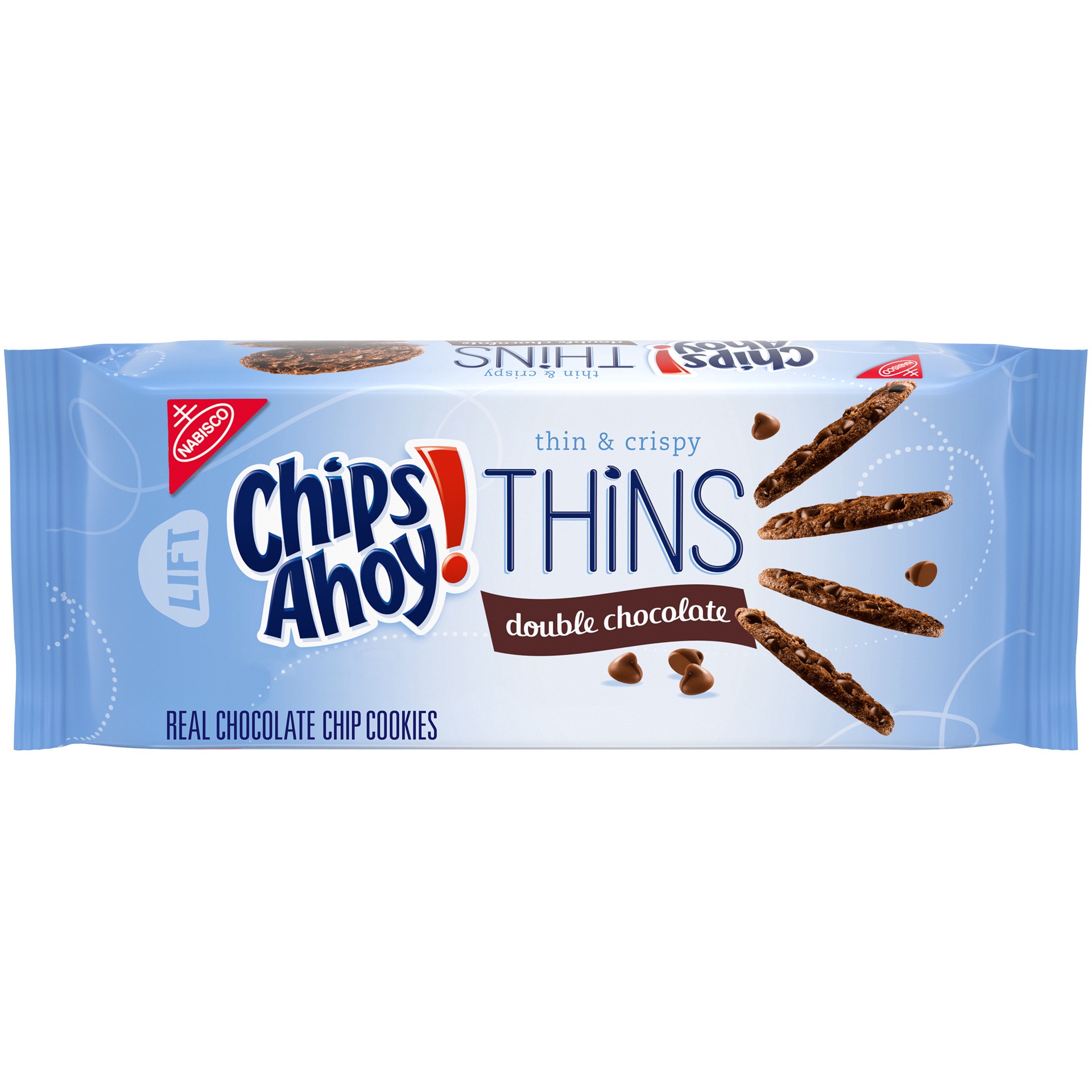 slide 1 of 6, Nabisco Double Chocolat Chips Ahoy Thins, 7 oz