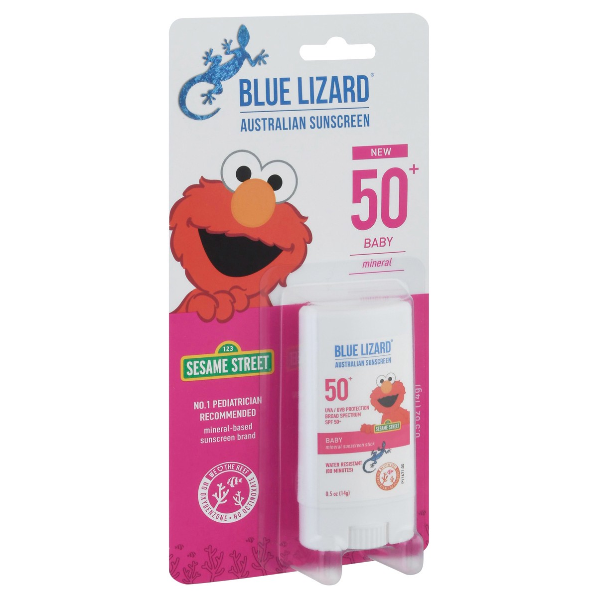 slide 2 of 11, Blue Lizard 50+ Baby Sunscreen Stick, Sesame Street, 0.5 oz