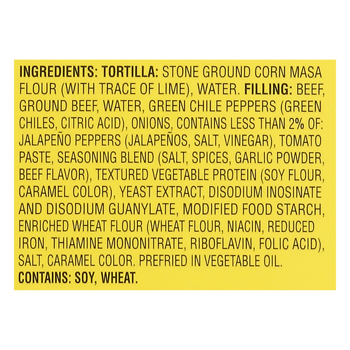 slide 12 of 13, José Olé in Corn Tortillas Beef Taquitos 40 ea, 40 ct