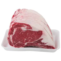 USDA Choice Harris Teeter Rancher Beef Bone-In Rib Roast