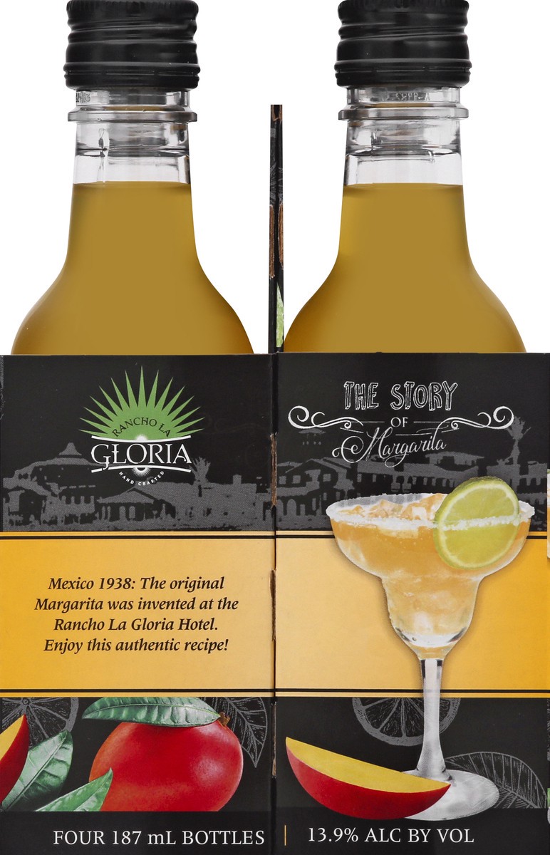 slide 5 of 10, Rancho La Gloria Mango Margarita 4 ea, 4 ct; 187 ml