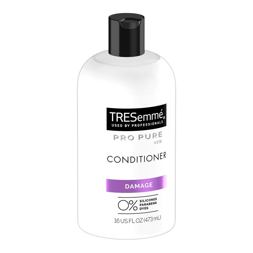 slide 7 of 7, TRESemmé Pro Pure Silicone Free Conditioner For Damaged Hair, 16 oz