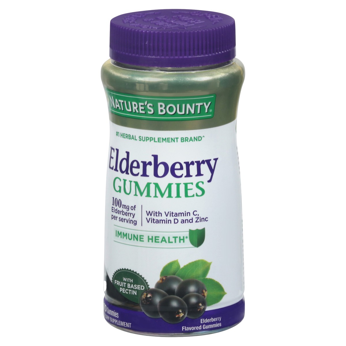 slide 4 of 9, Nature's Bounty Elderberry Gummies, 70 ct