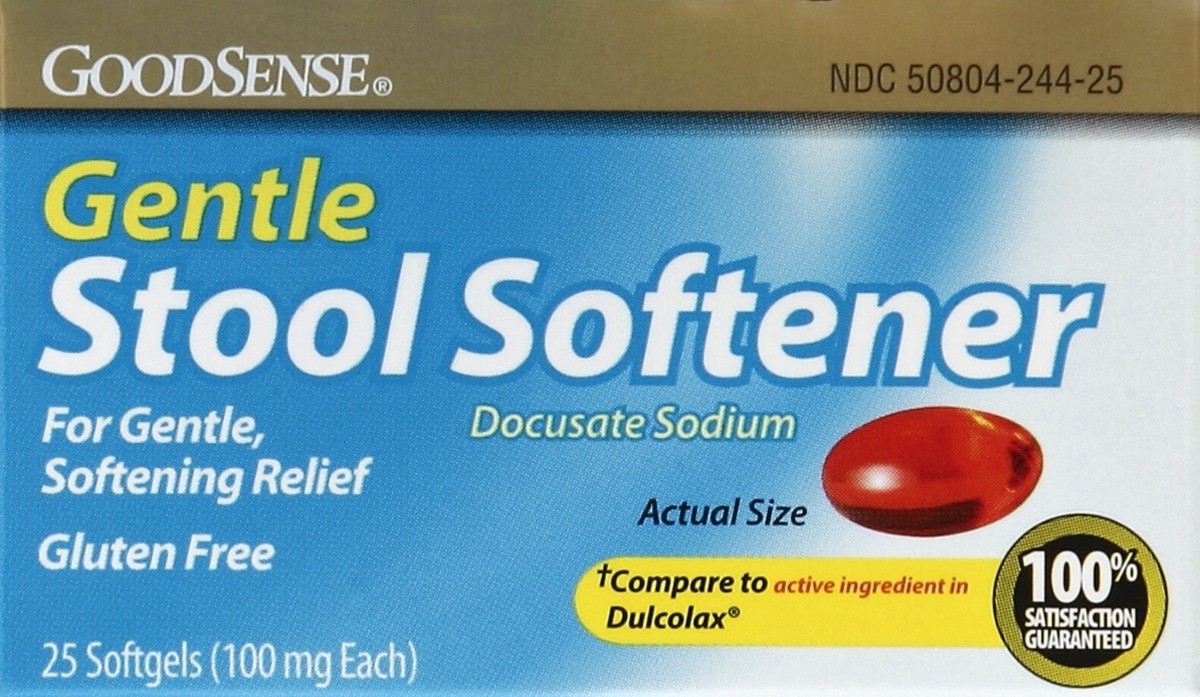 slide 2 of 4, Good Sense Stool Softener 25 ea, 25 ct