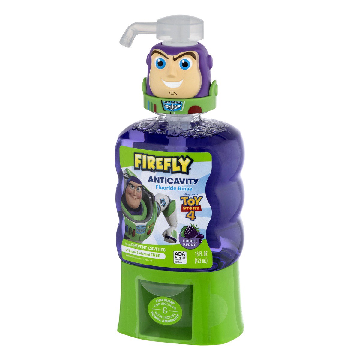 slide 4 of 9, Firefly Buzz Lightyear Anticavity Fluoride Rinse, 16 fl oz