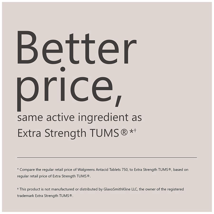 slide 3 of 5, Walgreens Extra Strength Wintergreen Antacid Chewable Tablets, 96 ct