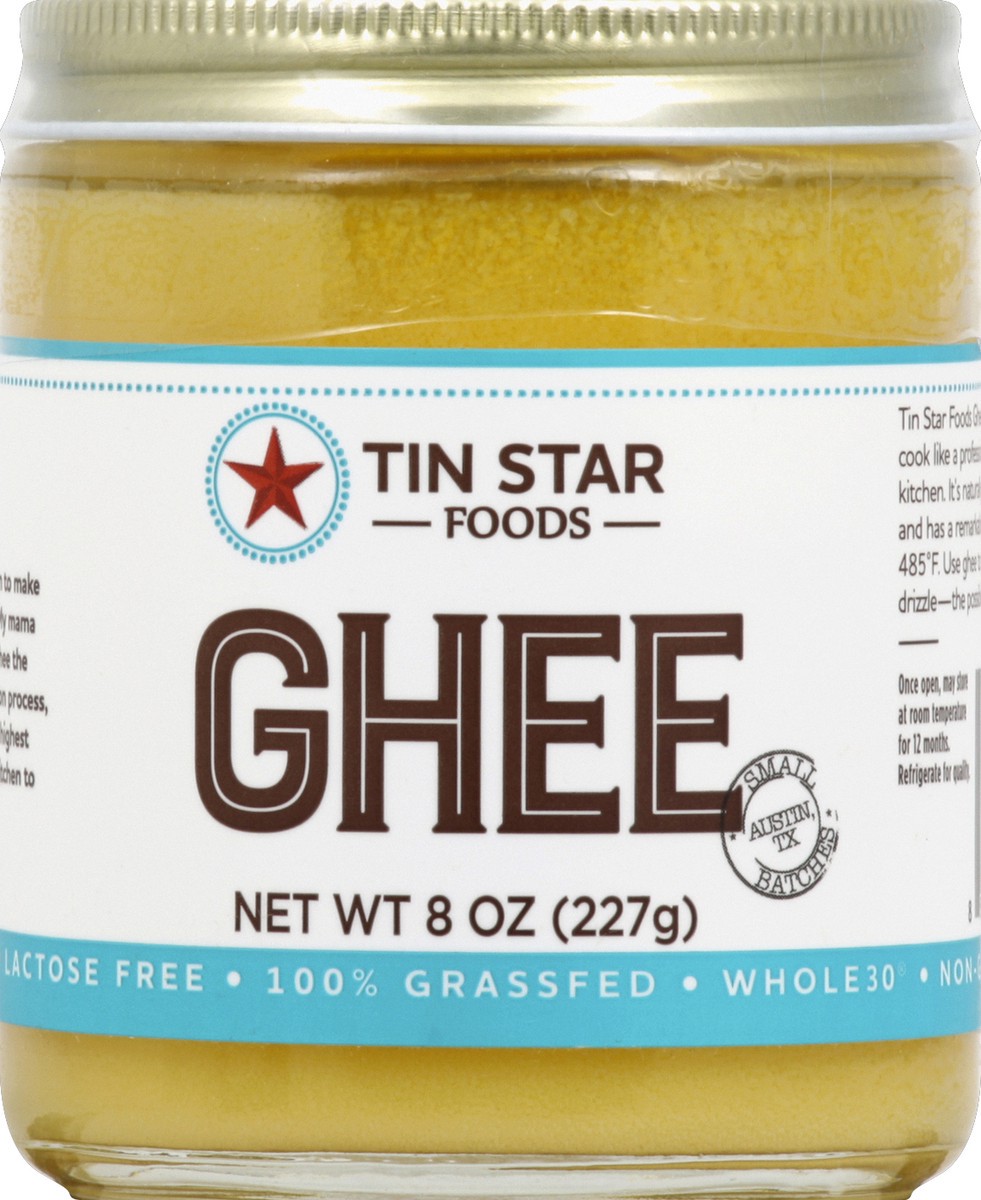 slide 2 of 2, Tin Star Ghee 8 oz, 8 oz