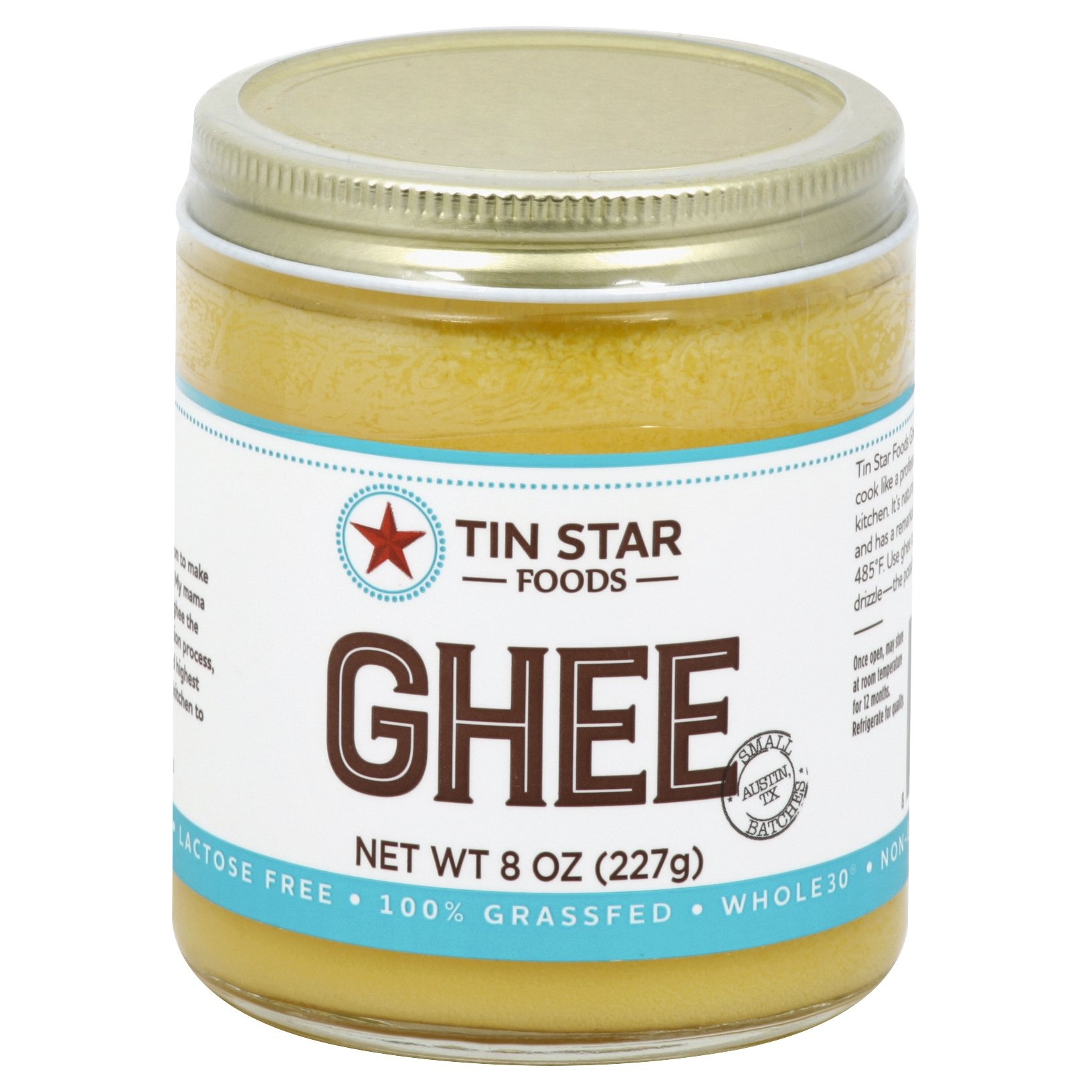 slide 1 of 2, Tin Star Ghee 8 oz, 8 oz