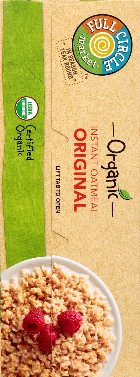 slide 5 of 14, Full Circle Market Organic Original Instant Oatmeal 8 ea, 7.9 oz