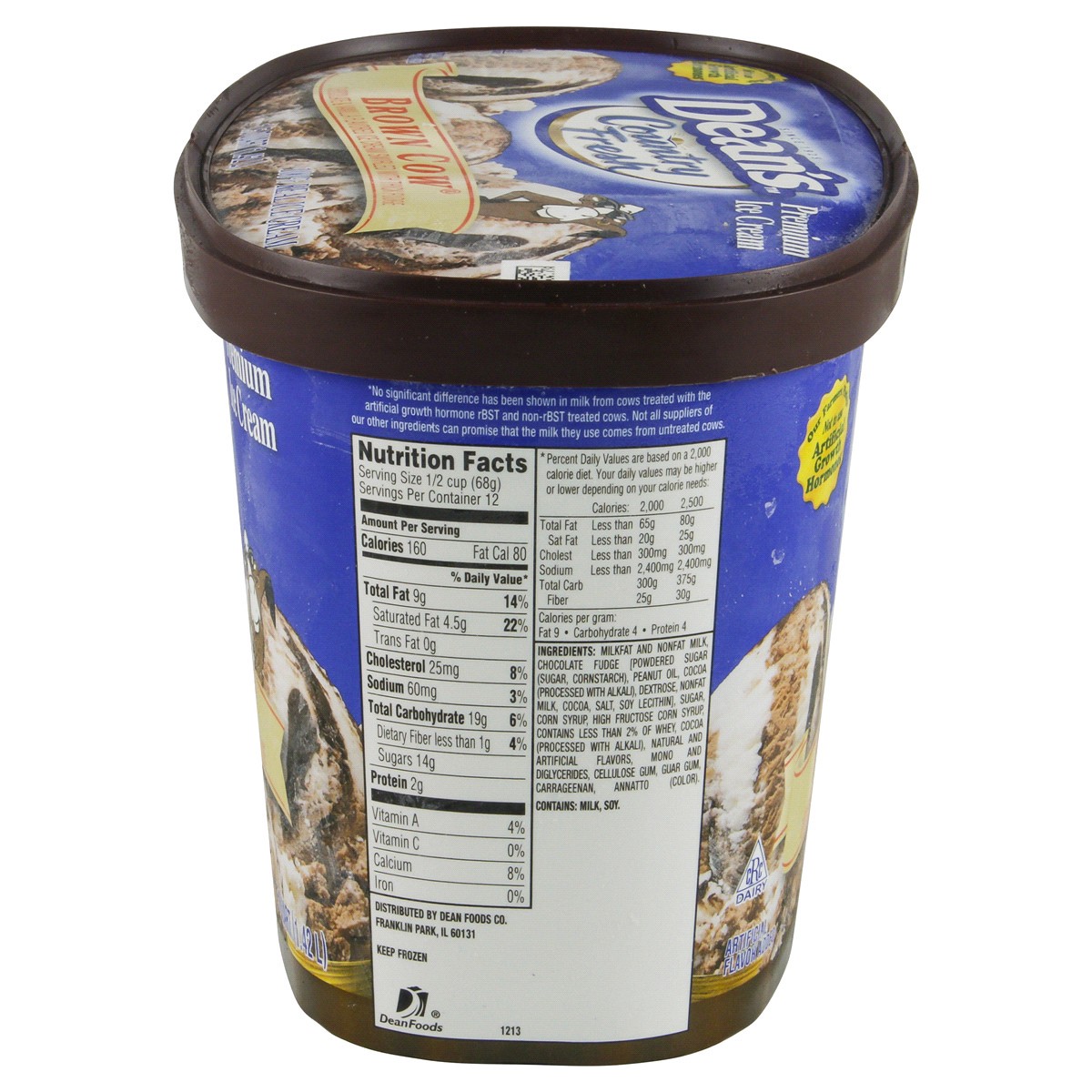 slide 2 of 4, Country Fresh Brown Cow Ice Cream, 1.5 qt