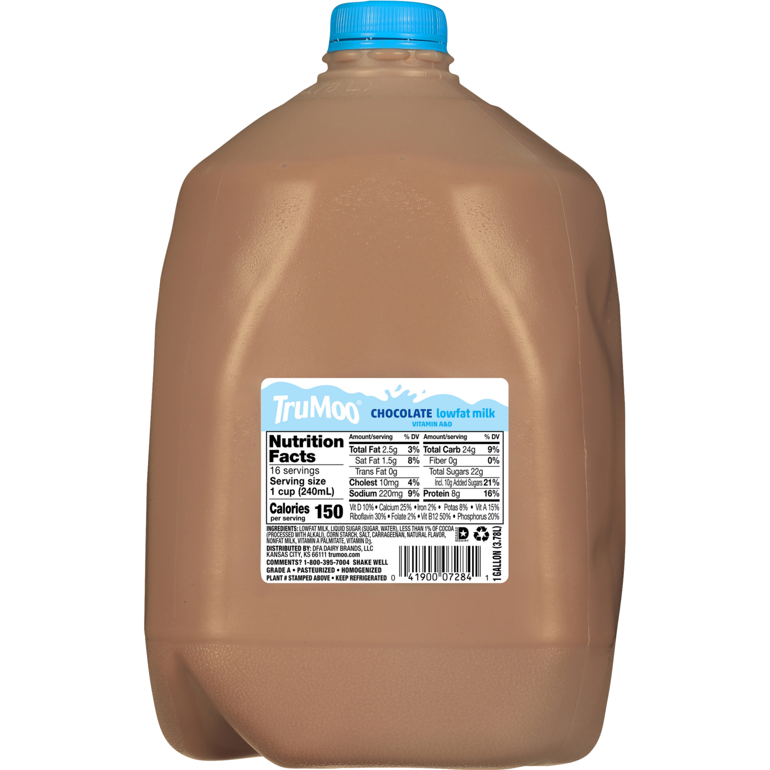 slide 2 of 2, TruMoo 1% Low Fat Chocolate Milk Gallon, 1 gal