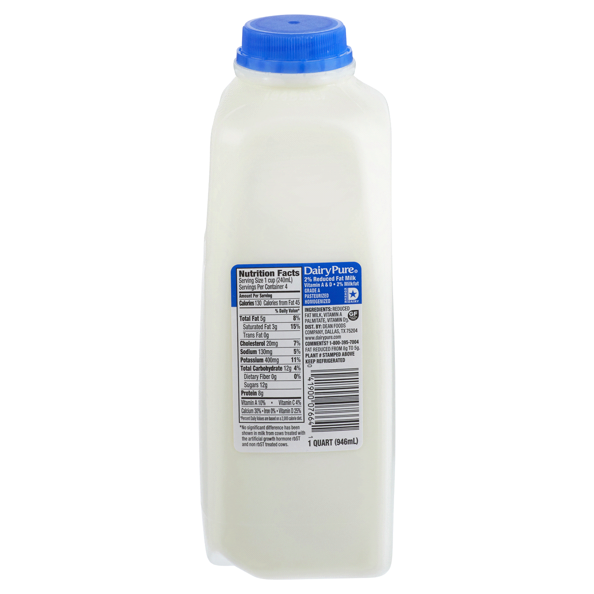 slide 6 of 9, Dairy Pure Quart Dairy Pure 2% Milk, 1 qt