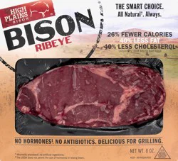 High Plains Bison Bison Ribeye 8 oz