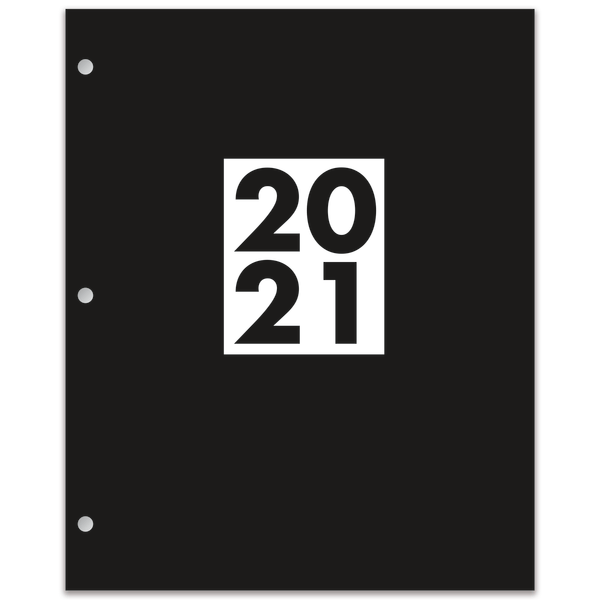 slide 1 of 1, Office Depot Brand Monthly Planner, 8-1/4" X 10-1/4", Twenty Twenty One, January To December 2021, 1 ct