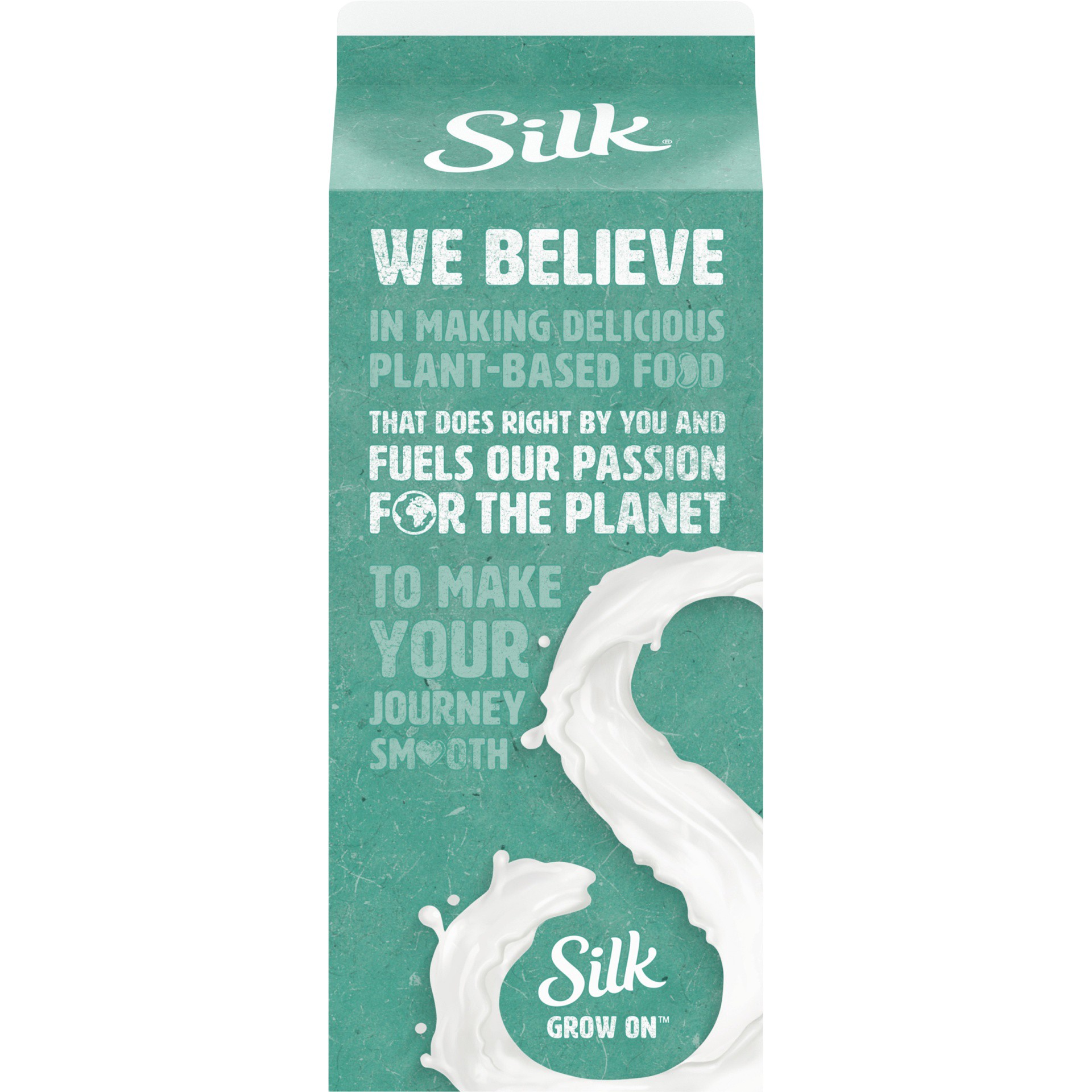 slide 8 of 8, Silk Organic Soy Milk, Unsweetened Vanilla, Dairy-Free, Vegan, Non-GMO Project Verified, Half Gallon, 64 fl oz