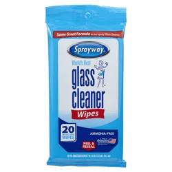 Sprayway Glass Cleaner Wipes 20 ea