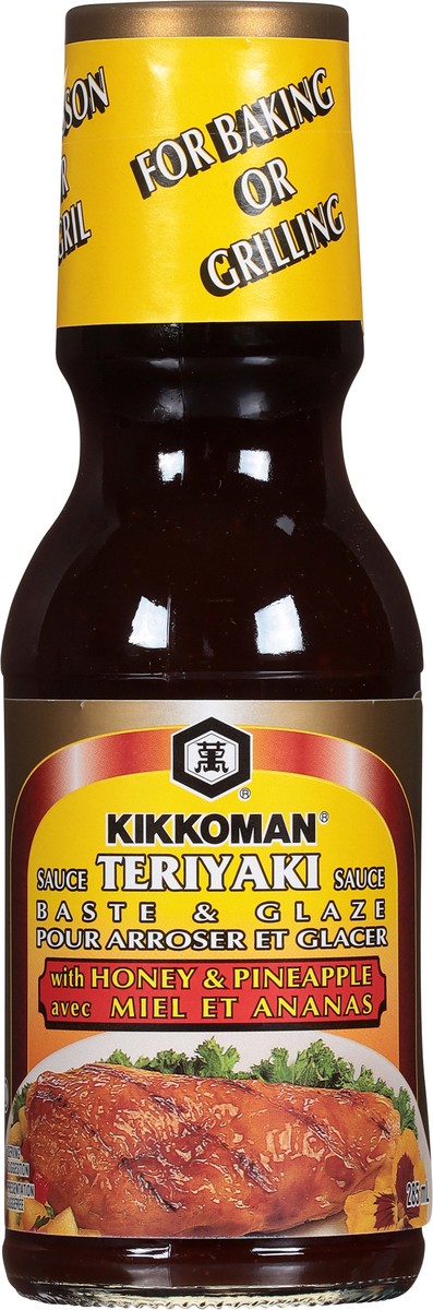 slide 7 of 7, Kikkoman Teriyaki Baste & Glaze With Honey & Pineapple 12.8 Oz. Bottle, 