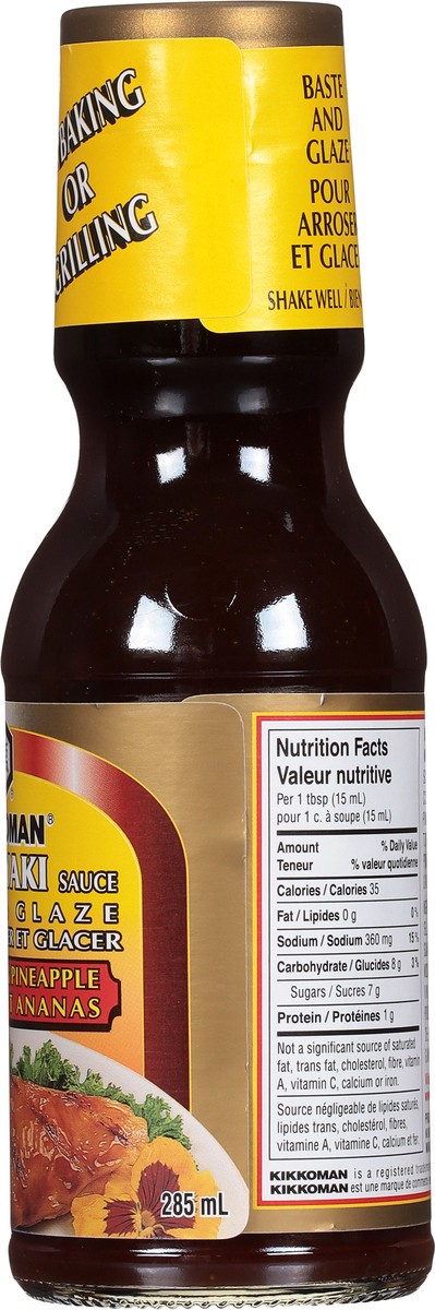 slide 3 of 7, Kikkoman Teriyaki Baste & Glaze With Honey & Pineapple 12.8 Oz. Bottle, 