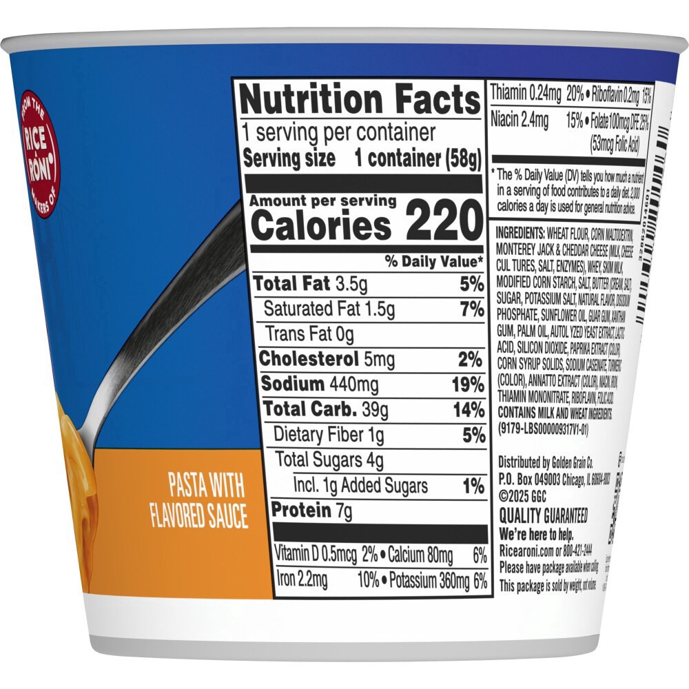 slide 2 of 2, Mac-A-Roni Mac A Roni Pasta With Flavored Sauce Creamy Cheddar Flavor 2.04 Oz, 2.04 oz