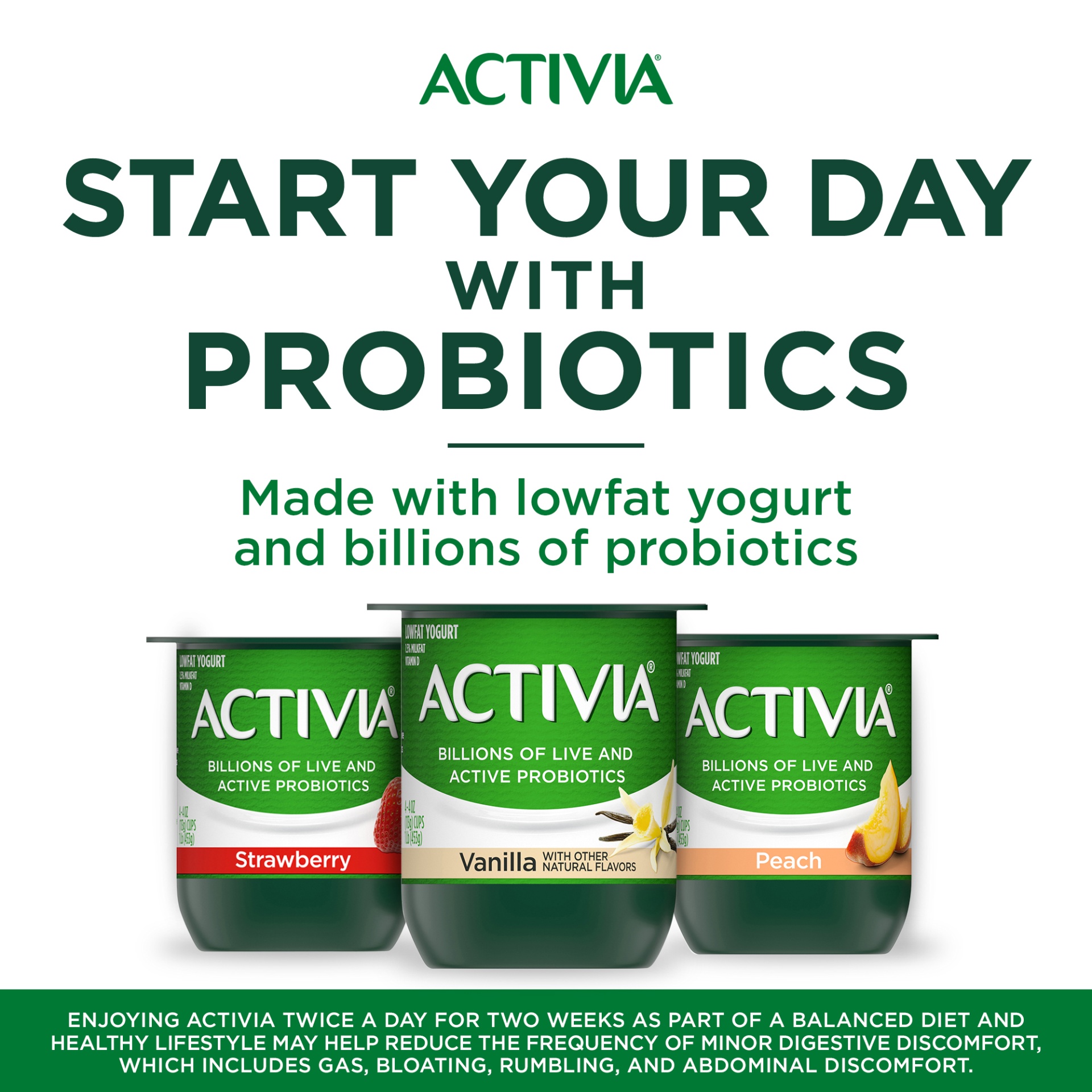 slide 5 of 7, Activia Low Fat Probiotic Strawberry Banana Yogurt, 4 oz