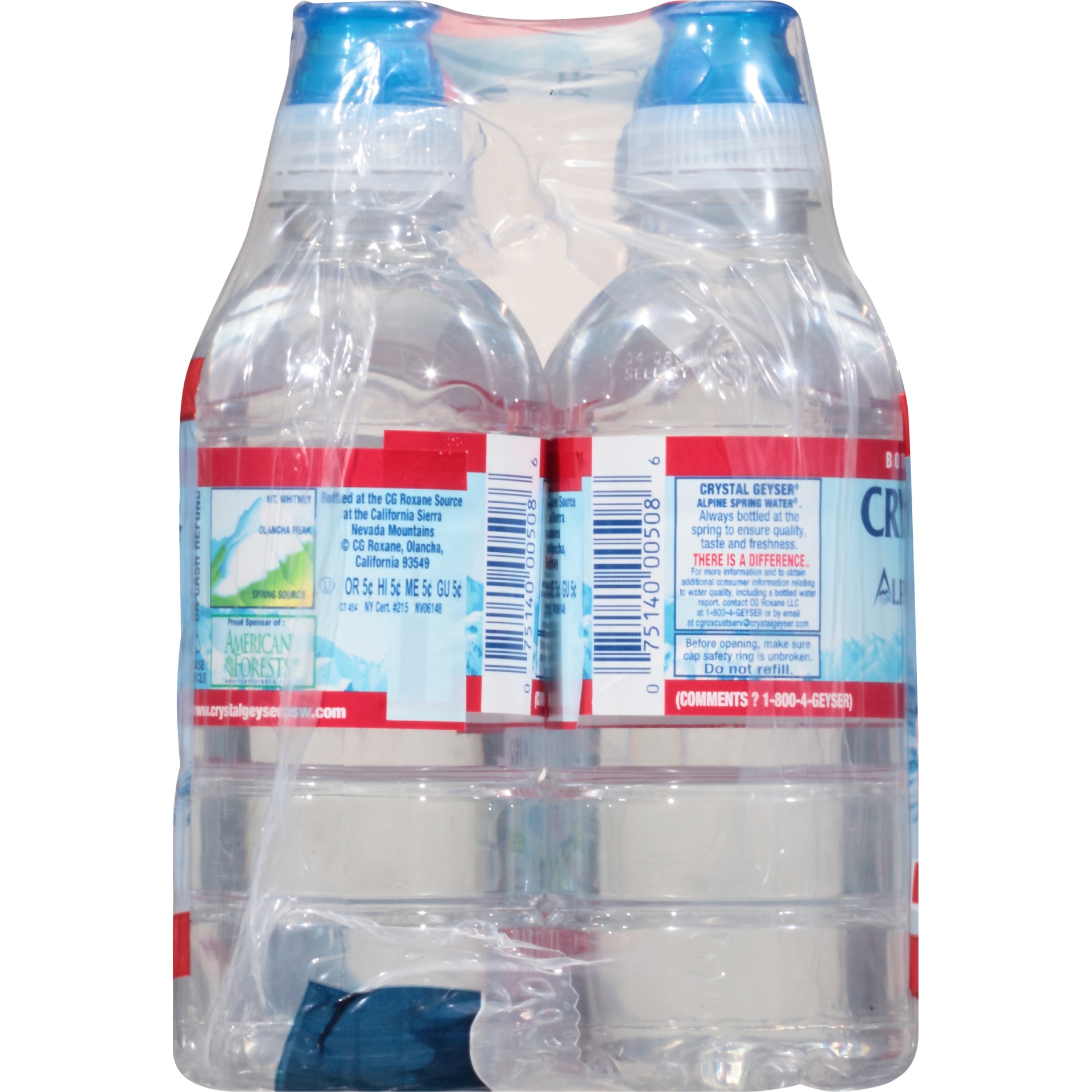slide 4 of 6, Crystal Geyser Spring Water Sports Cap Bottles, 8 ct