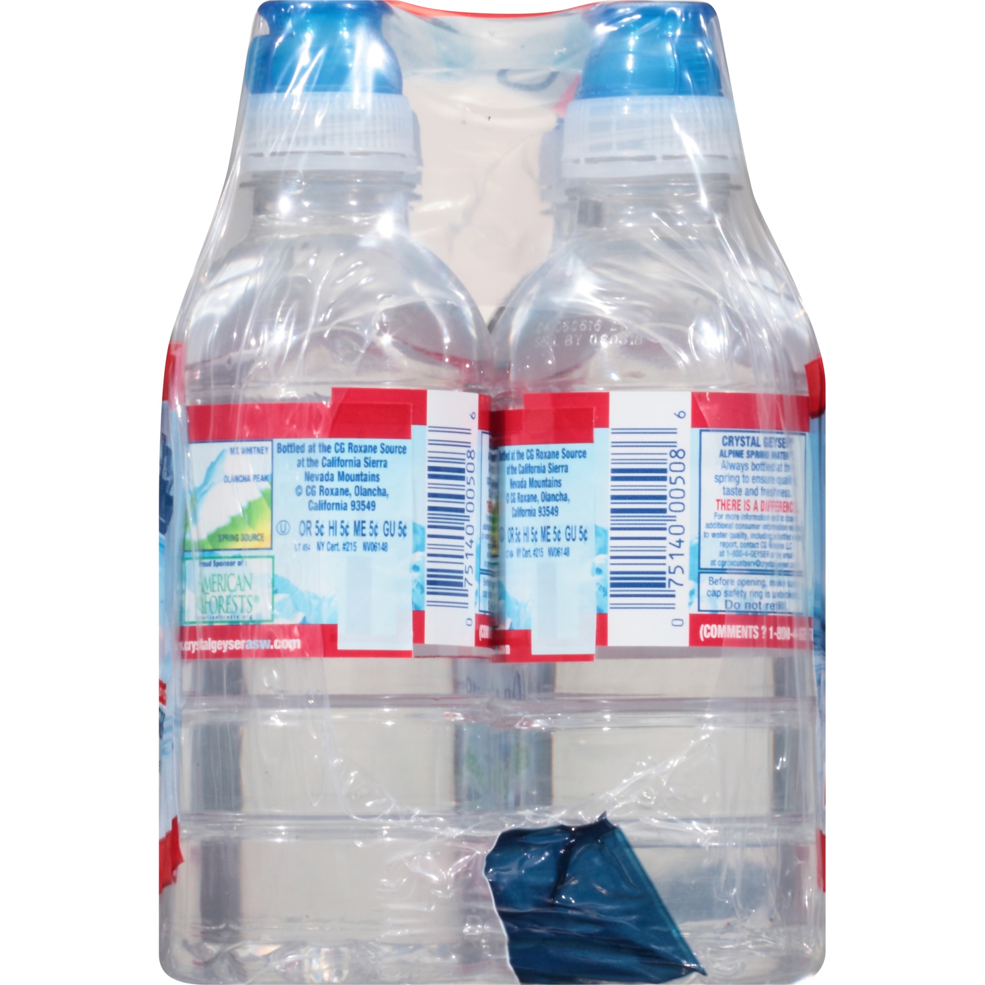 slide 5 of 6, Crystal Geyser Spring Water Sports Cap Bottles, 8 ct