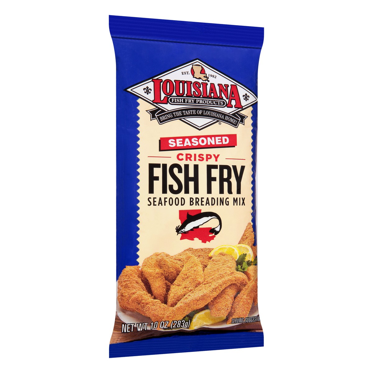 slide 8 of 9, Louisiana Fish Fry Seafood Breading Mix, 10 oz