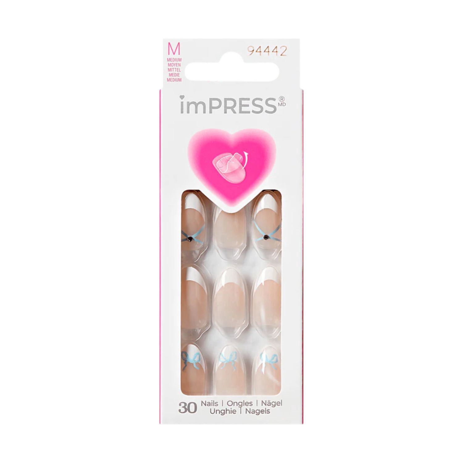 slide 1 of 1, KISS Ks Impress Nails - Hearty, 1 ct