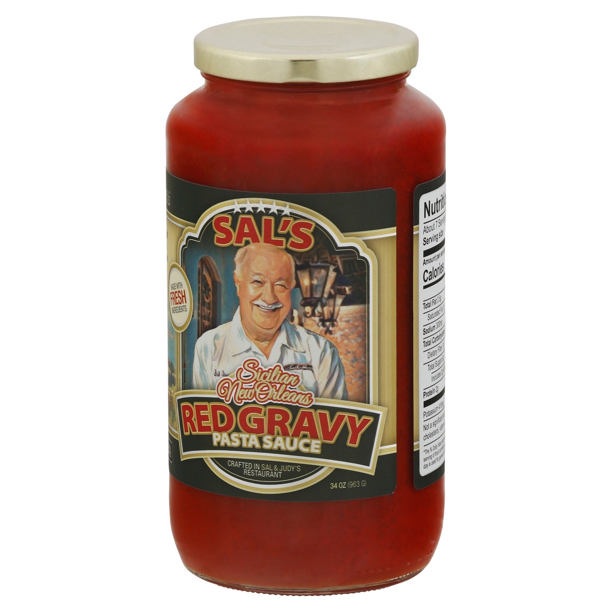 slide 10 of 11, Sal's Red Gravy Pasta Sauce 34 oz, 34 oz