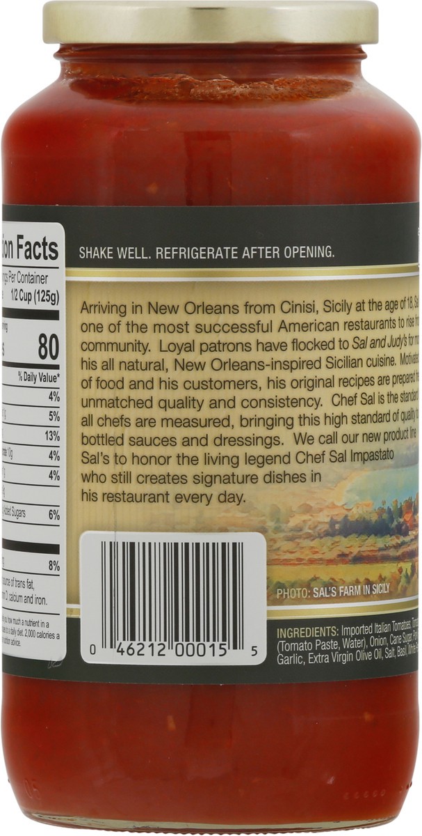 slide 6 of 11, Sal's Red Gravy Pasta Sauce 34 oz, 34 oz