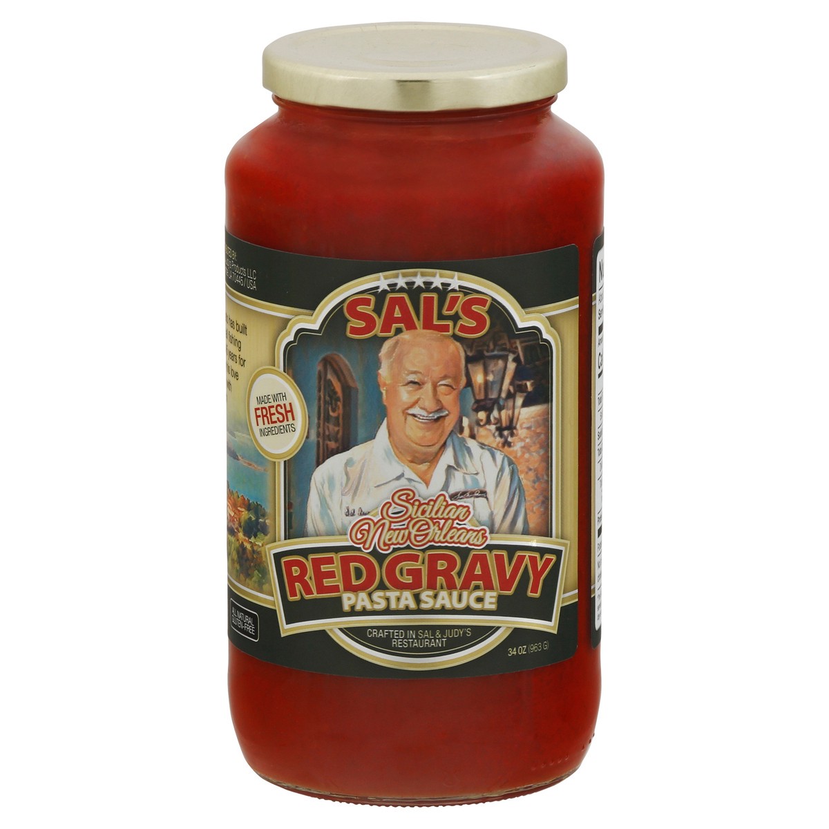 slide 3 of 11, Sal's Red Gravy Pasta Sauce 34 oz, 34 oz