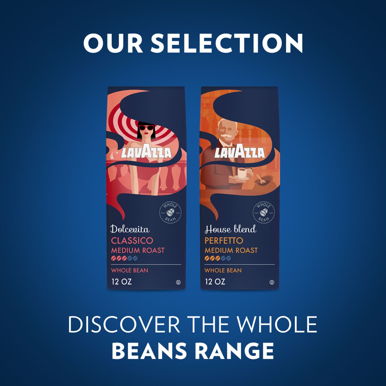 slide 7 of 8, Lavazza Dolcevita Classico Whole Bean Coffee, 12 oz