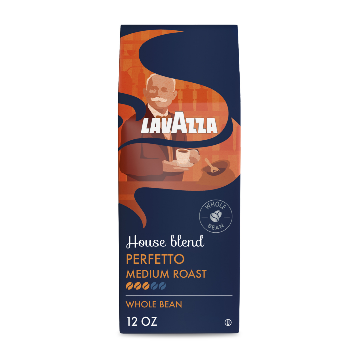 slide 1 of 5, Lavazza House Blend Perfetto Whole Bean Coffee, 12 oz