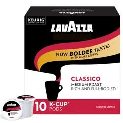 Lavazza Dolcevita Classico, Single-Serve Keurig K-Cup Pods, Medium Roast Coffee, 10-Count Box