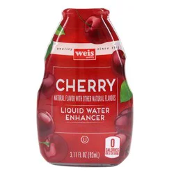 Weis Quality Cherry Water Enhancer - 3.11 fl oz