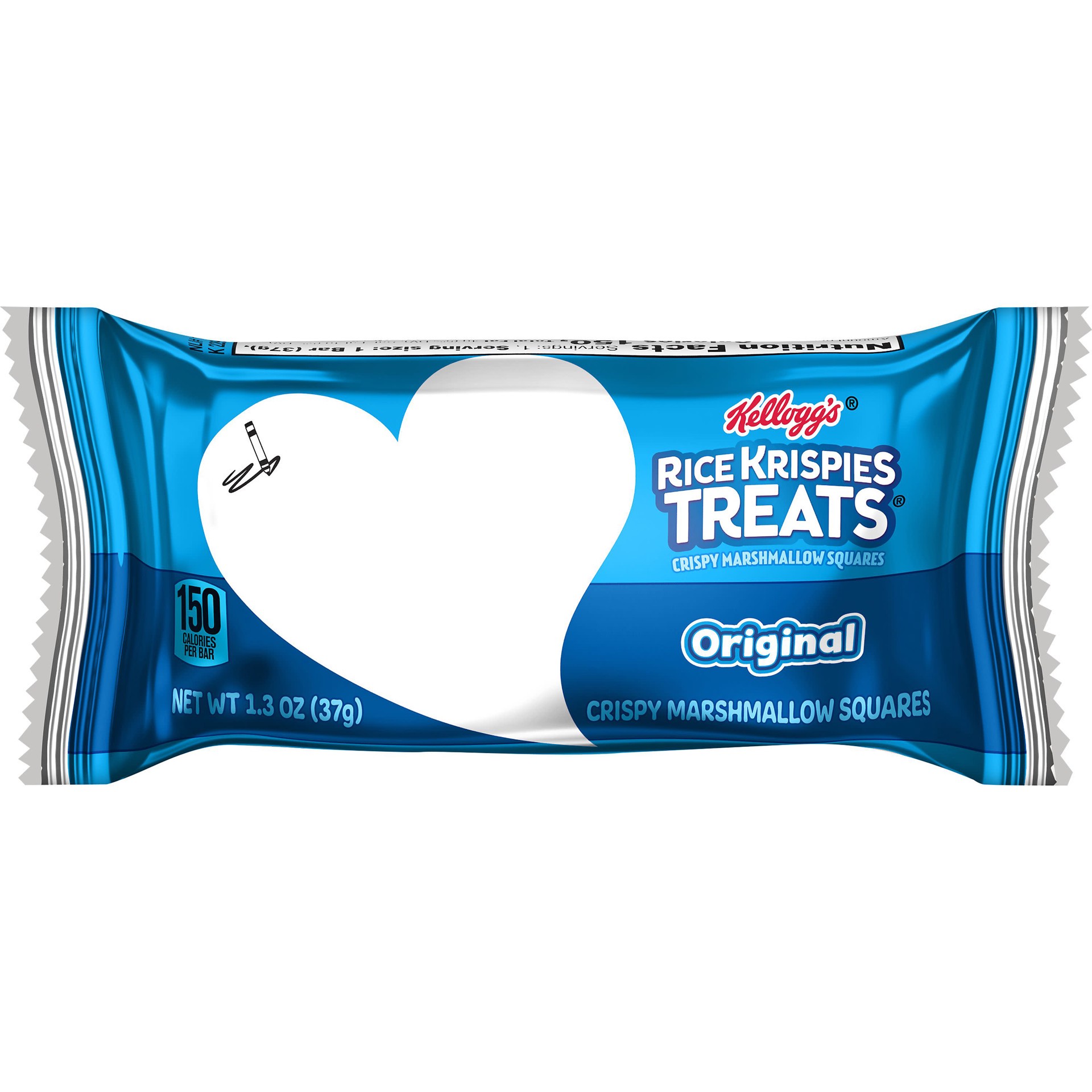 slide 1 of 7, Rice Krispies Treats Marshmallow Snack Bars, Kids Snacks, Lunch Snacks, Original, 1.3oz Bar, 1 Bar, 1.3 oz