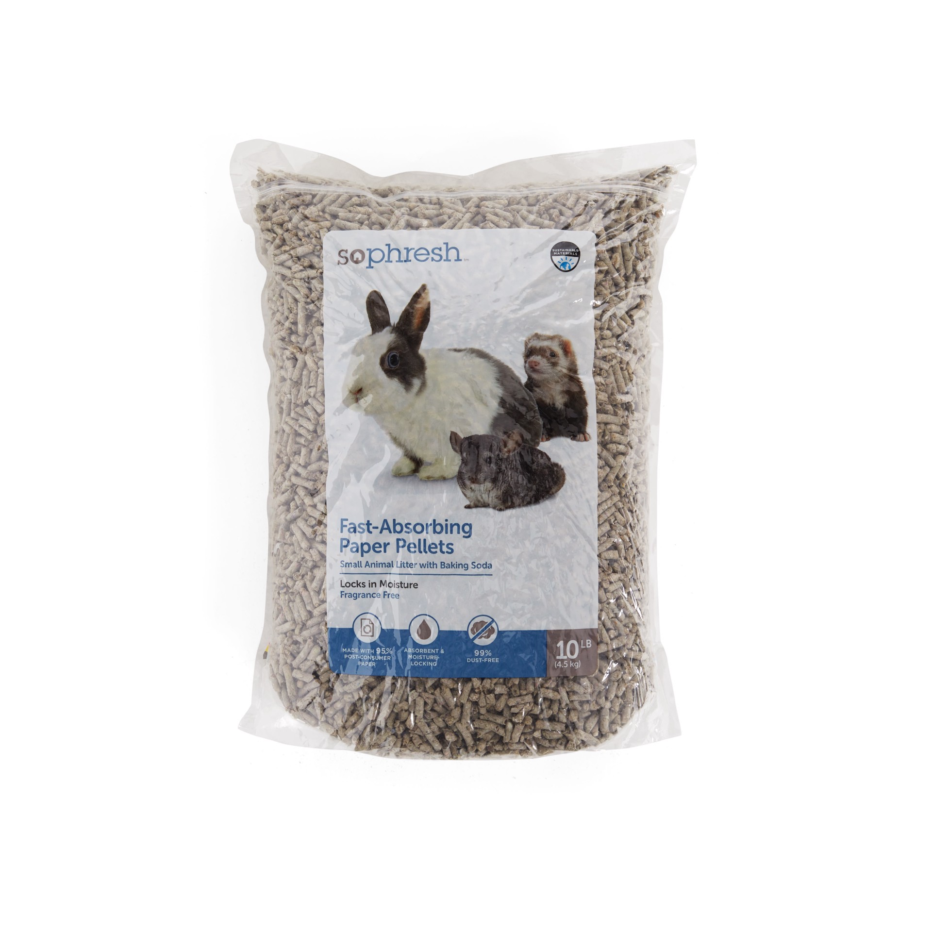 slide 1 of 1, So Phresh Paper Pellet Small Animal Litter, 10 lb