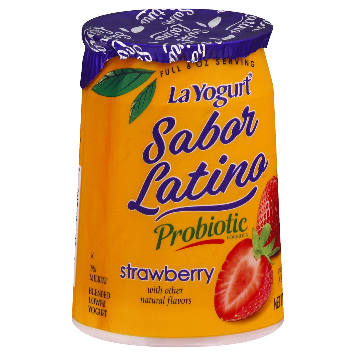 slide 3 of 9, La Yogurt Yogurt, Lowfat, Strawberry, 6 oz