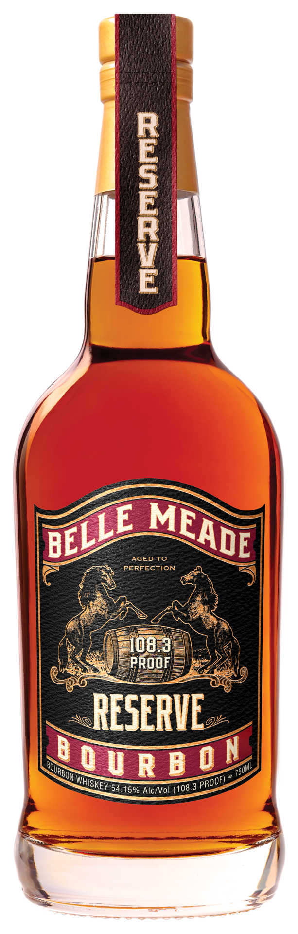 slide 1 of 7, Belle Meade Bourbon Reserve Whiskey, 750 mL Bottle, 108.3 Proof, 25.36 fl oz