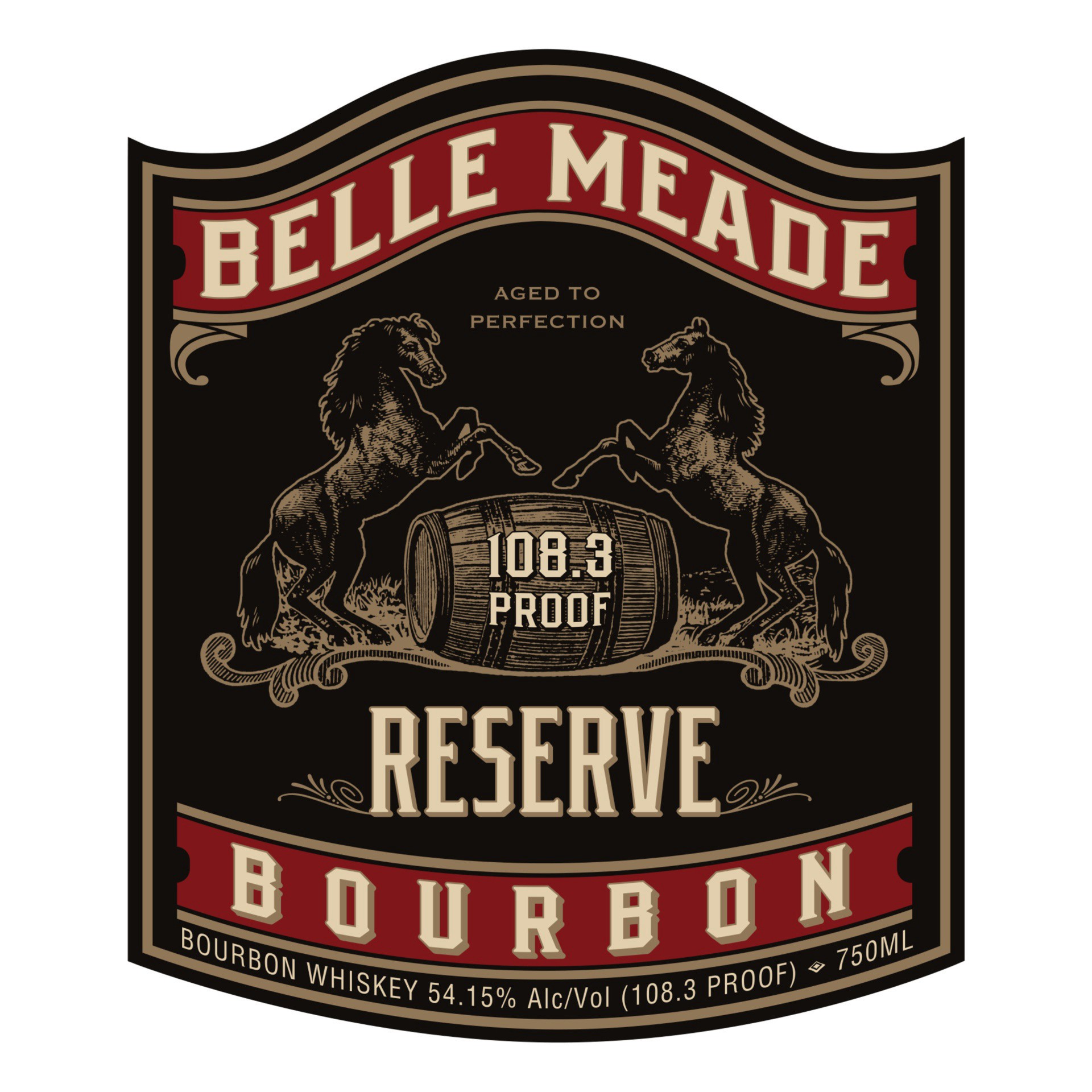 slide 6 of 7, Belle Meade Bourbon Reserve Whiskey, 750 mL Bottle, 108.3 Proof, 25.36 fl oz