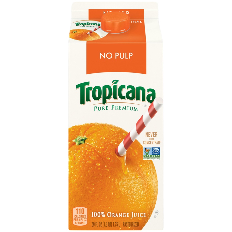 Tropicana Pure Premium No Pulp Orange Juice 59 fl oz | Shipt