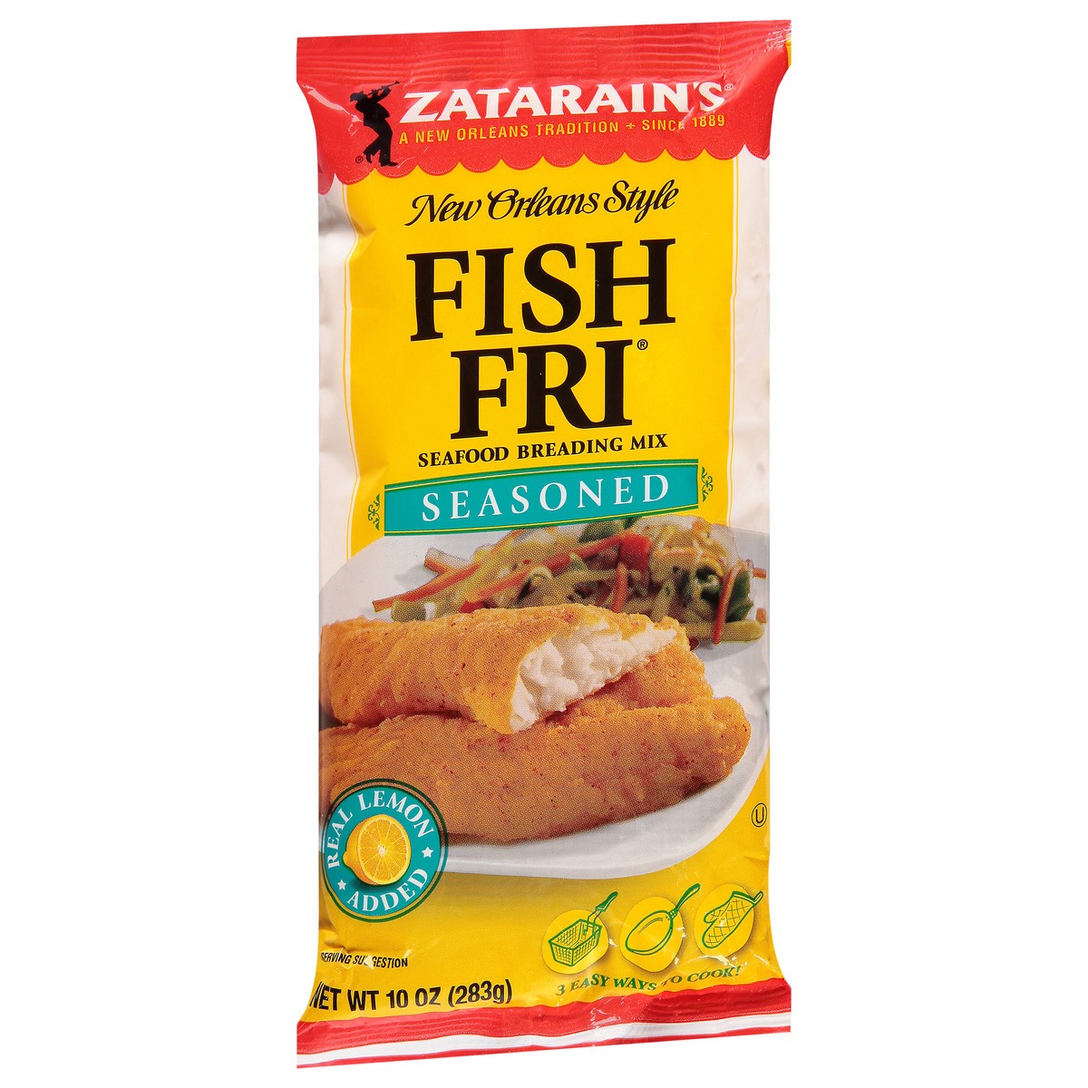 slide 7 of 9, Zatarain's Fish Fry - Seasoned, 10 oz, 10 oz