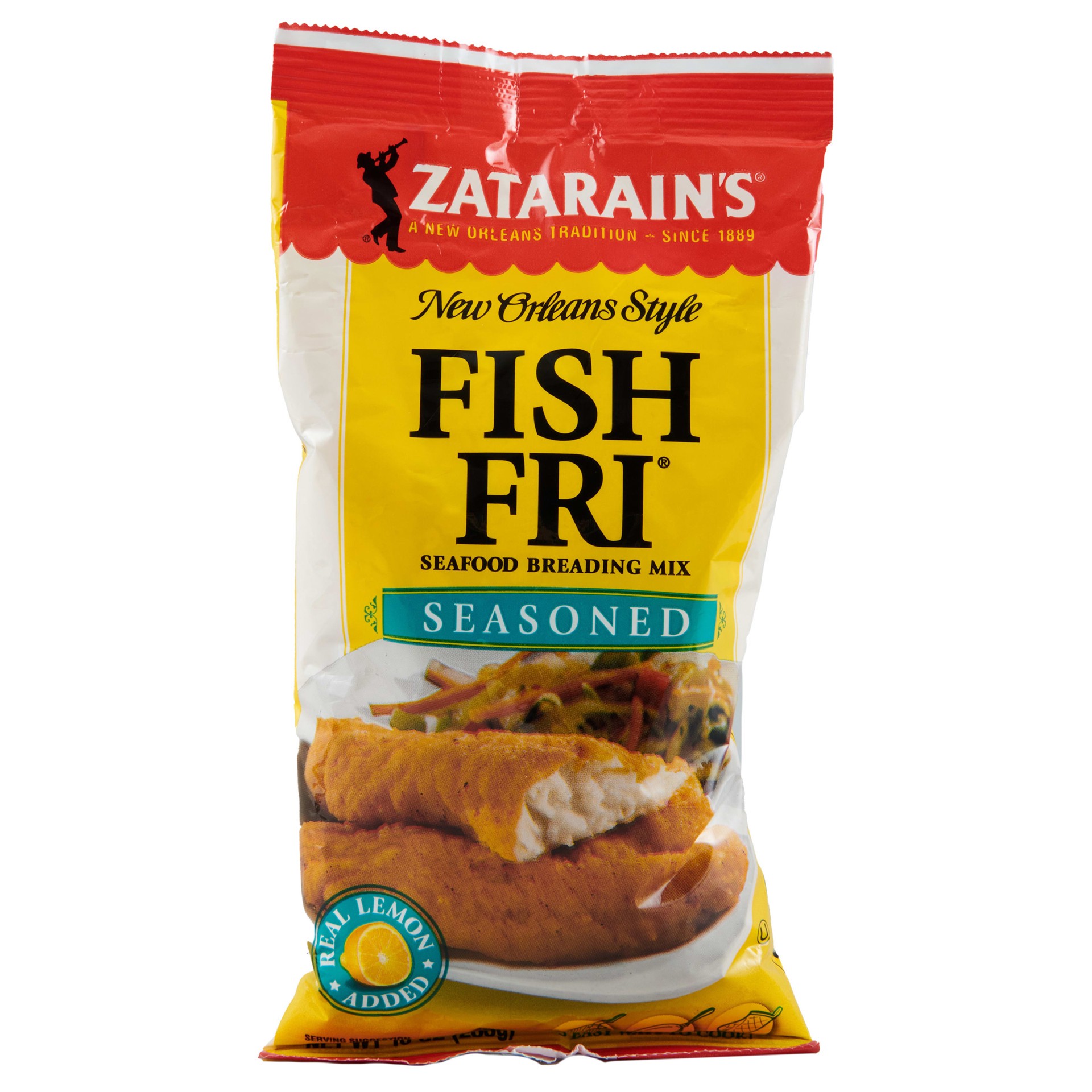 slide 1 of 9, Zatarain's Fish Fry - Seasoned, 10 oz