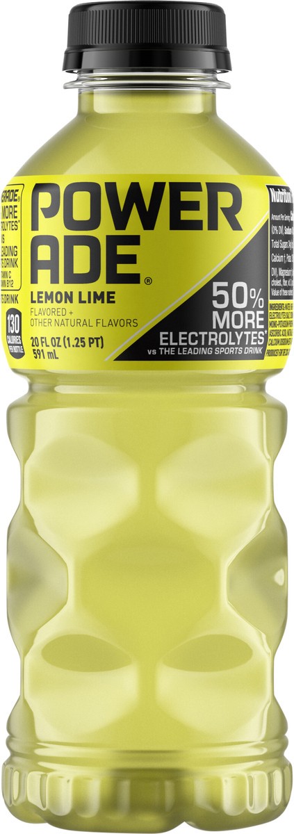 slide 7 of 7, POWERADE Lemon Lime Bottle, 20 fl oz, 20 fl oz