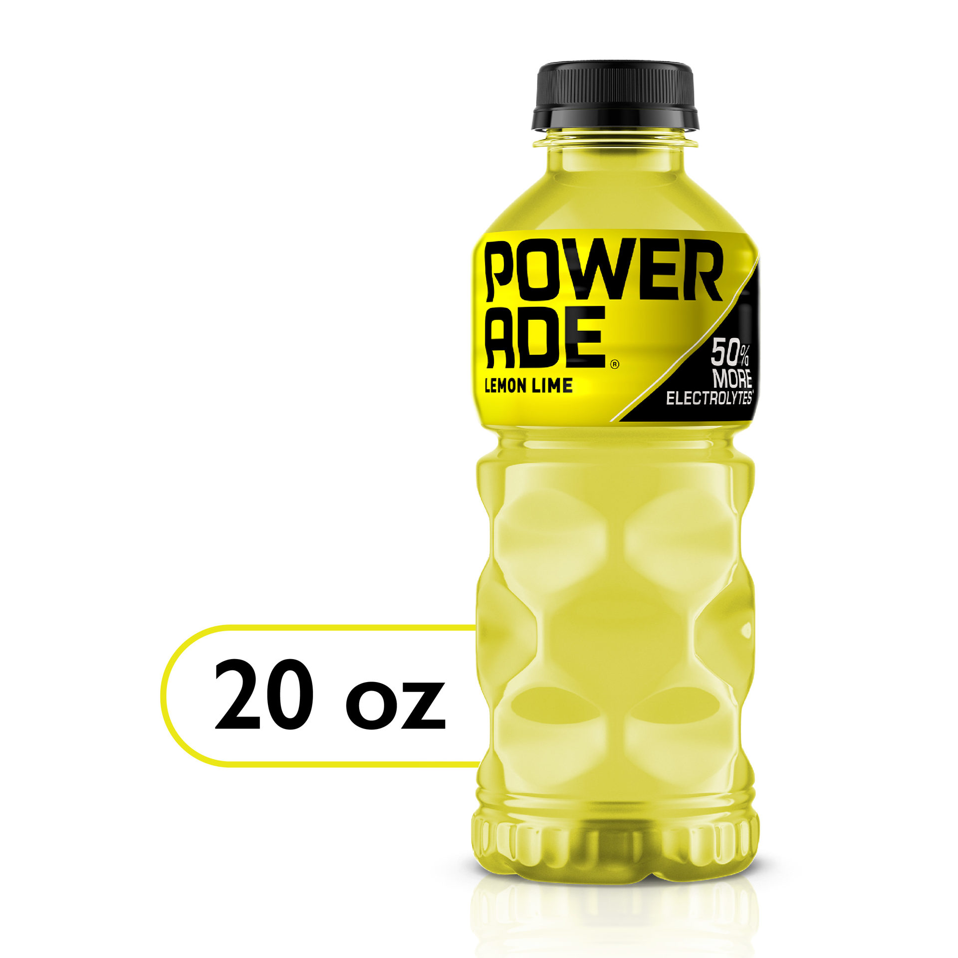 slide 1 of 7, POWERADE Lemon Lime Bottle, 20 fl oz, 20 fl oz